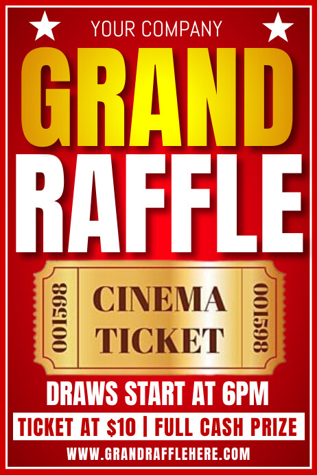 raffle ticket Template | PosterMyWall