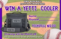 Raffle Ticket Tabloid template