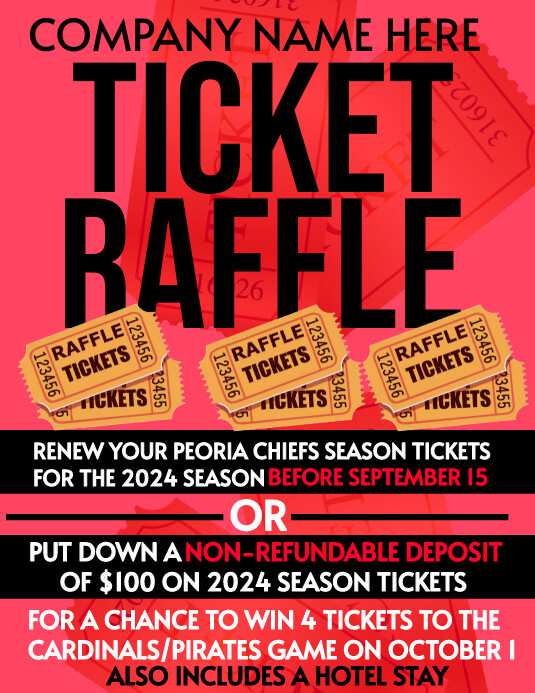 Ticket Raffle Invitations RAFFLE TICKET Template | PosterMyWall