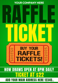 raffle ticket Template | PosterMyWall