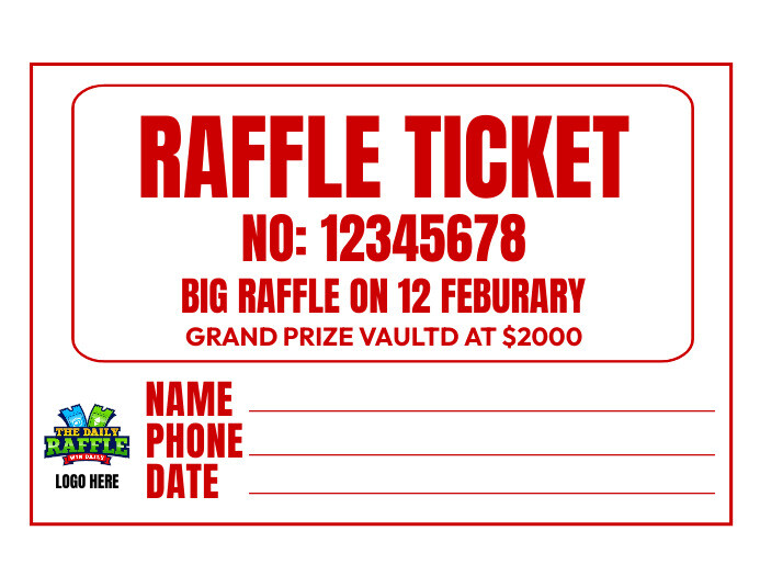 raffle ticket Template | PosterMyWall