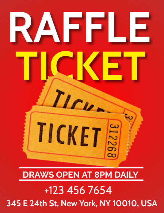 raffle ticket Template | PosterMyWall