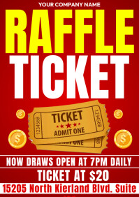 raffle ticket Template | PosterMyWall