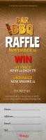 Raffle ticket Banner 2' × 6' template