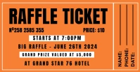 raffle ticket Facebook Event Cover template