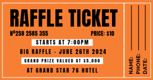 raffle ticket Portada de evento de Facebook template