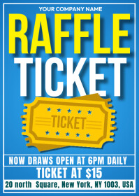 raffle ticket Template | PosterMyWall