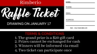 Raffle Ticket Digital Display (16:9) template