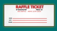 Raffle Ticket Digital Display (16:9) template