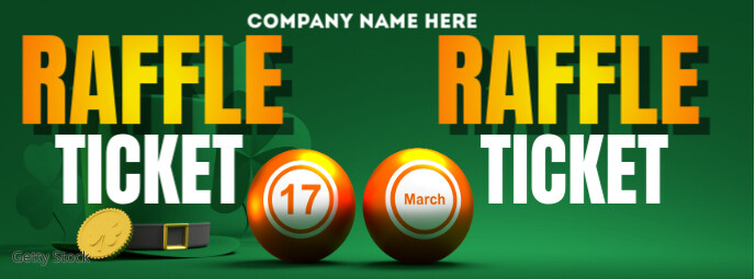 Facebook Raffle Ad Raffle ticket Facebook cover photo Template | PosterMyWall