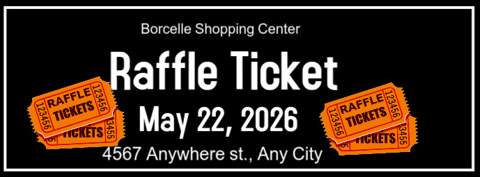 Facebook Raffle Template Raffle Ticket Facebook Cover Photo Template | PosterMyWall