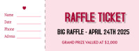 Raffle Ticket Facebook Cover Photo template