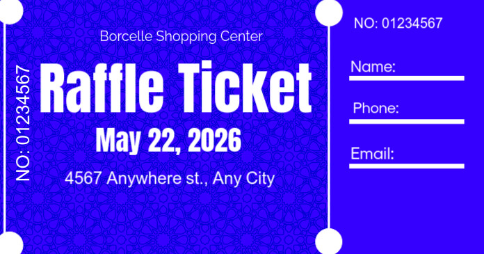 Facebook Raffle Template Plantilla de Raffle Ticket Facebook Shared Image | PosterMyWall