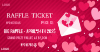 Raffle Ticket Facebook Shared Image template