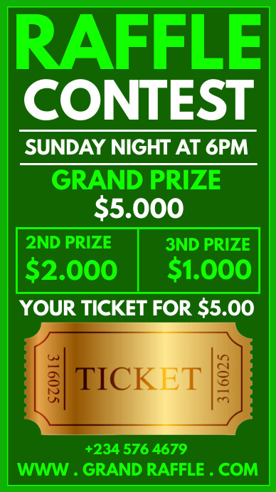 raffle ticket flyer Template PosterMyWall raffle ticket flyer Template PosterMyWall