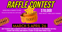 Discarded Raffle Tickets RAFFLE TICKET Template | PosterMyWall