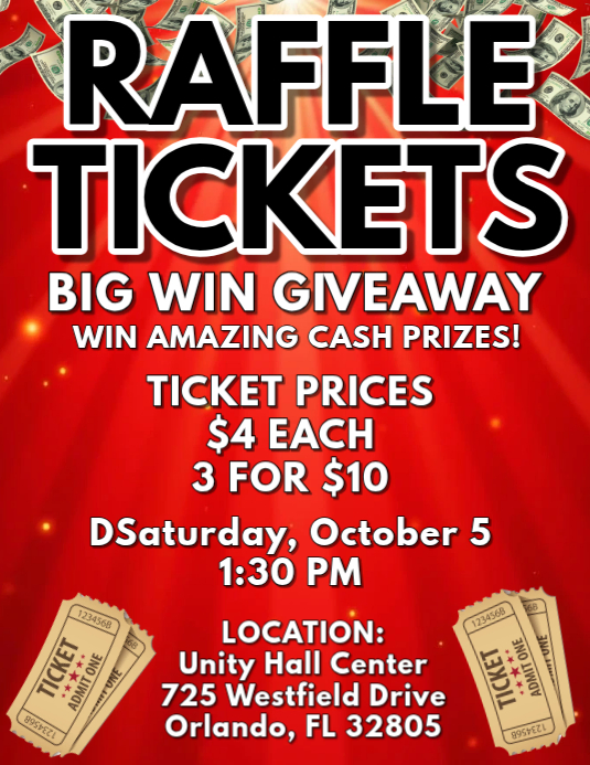 Raffle Ticket Flyer Pamflet Templat | PosterMyWall