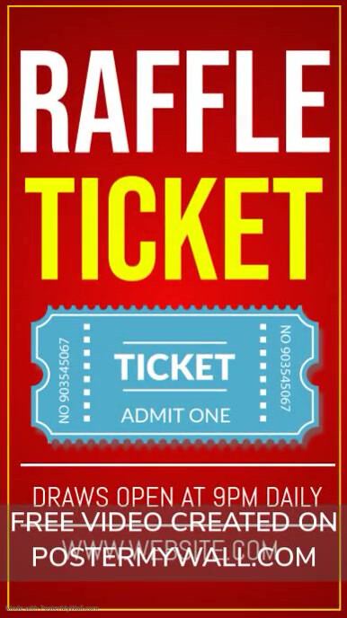 Instagram Raffle Wheel Plantilla de Raffle Ticket Instagram Reel | PosterMyWall