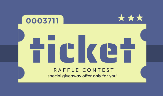 Raffle Ticket Template | PosterMyWall