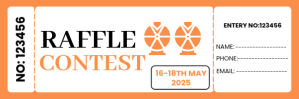 Raffle Ticket Template Twitter Banner