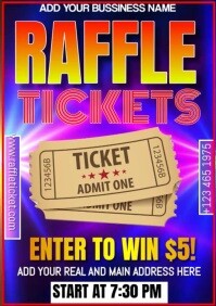 raffle Tickets Template | PosterMyWall