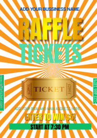 Raffle Tickets A3 Template | PosterMyWall