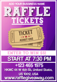 7 Raffle Tickets Raffle Tickets Template | PosterMyWall