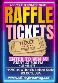 Raffle Tickets Template | PosterMyWall