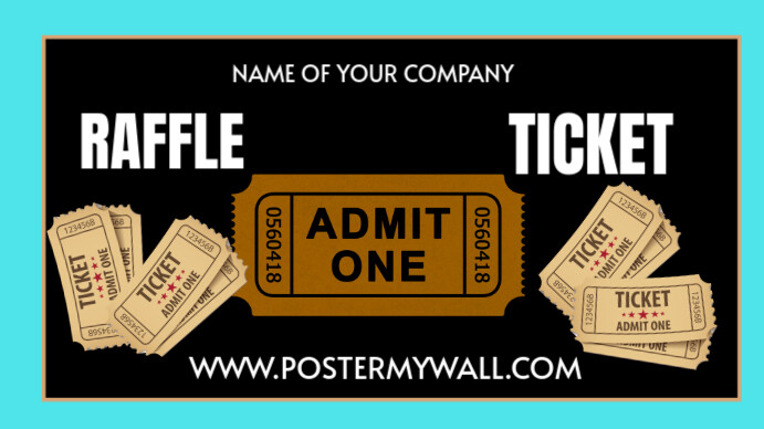 Raffle Tickets Template | PosterMyWall