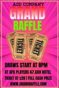 RAFFLE TICKETS Template | PosterMyWall