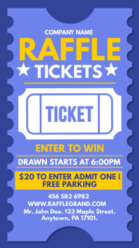 Raffle tickets Template | PosterMyWall