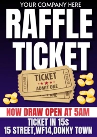 raffle tickets A1 template
