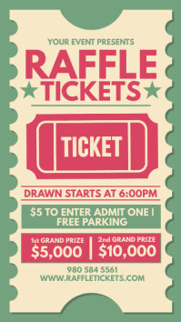raffle ticket Template | PosterMyWall