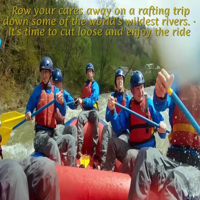 Rafting Template | PosterMyWall