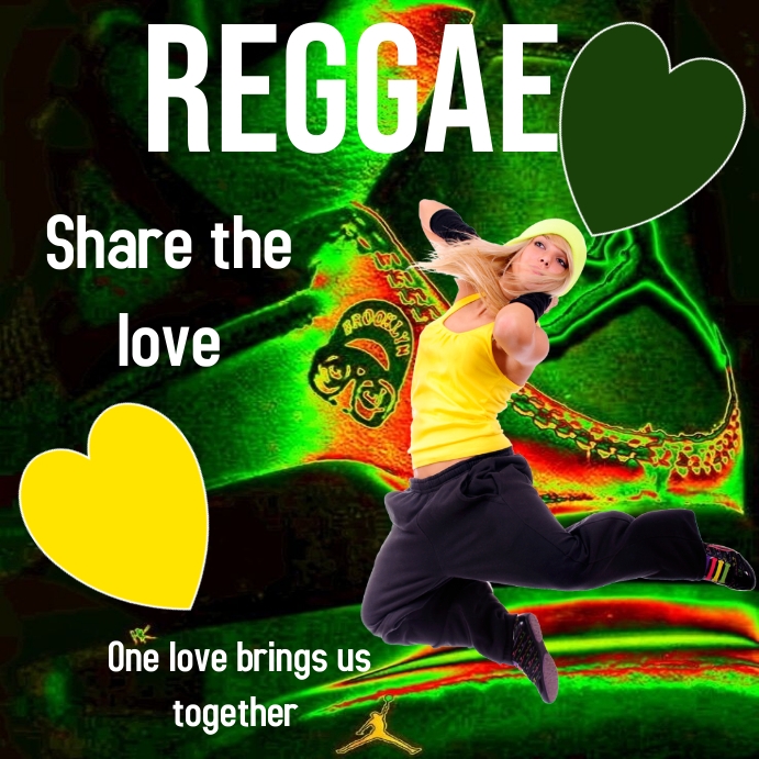 Bandana Raggae Design Raggae template | PosterMyWall