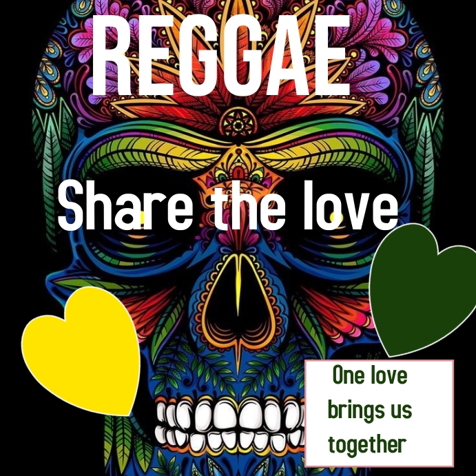 Bandana Raggae Design Raggae template | PosterMyWall