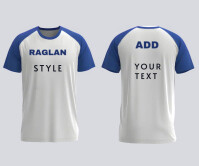 Mockup Raglan Cd R Raglan style long sleeved T-shirt mockup Template | PosterMyWall