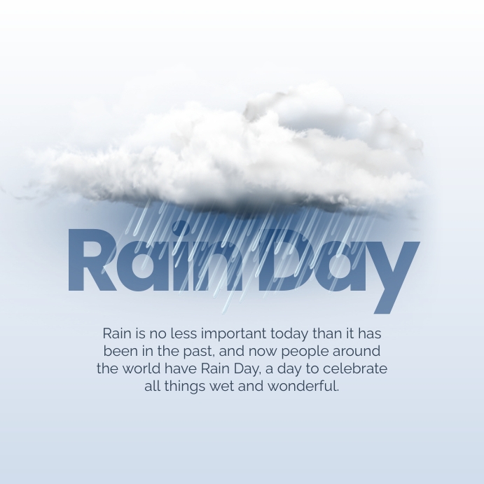Instagram Reeds Rains Rain Day Instagram Template | PosterMyWall