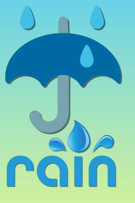rain flyer Template | PosterMyWall