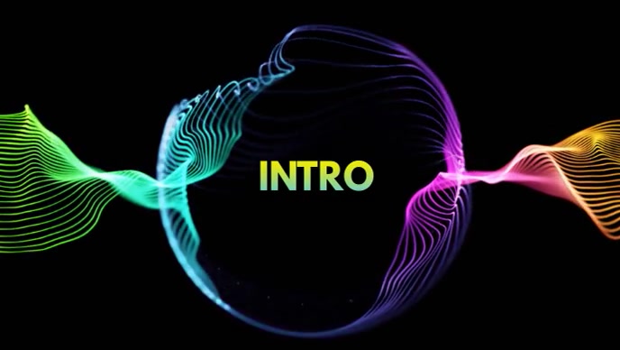 RAINBOW BACKGROUND INTRO Template | PosterMyWall