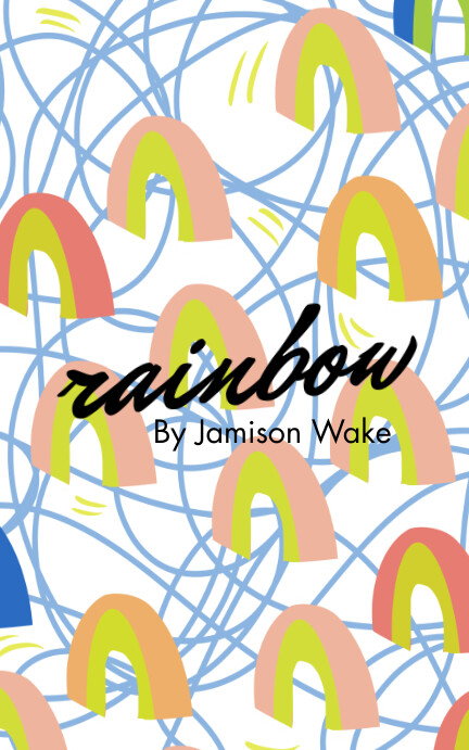 Rainbow Doodle Children's Book Cover Kindle/Book Covers template