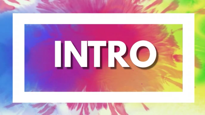 Rainbow intro Template | PosterMyWall