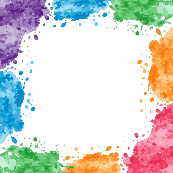 rainbow-pattern background template for designs Pos Instagram