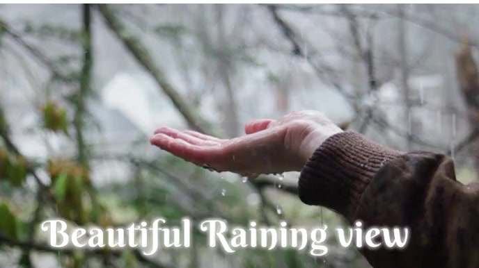 Raining scene Template | PosterMyWall