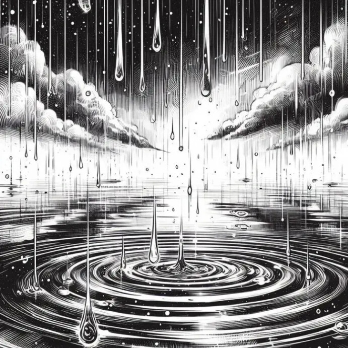 Plantilla de Raining template | PosterMyWall