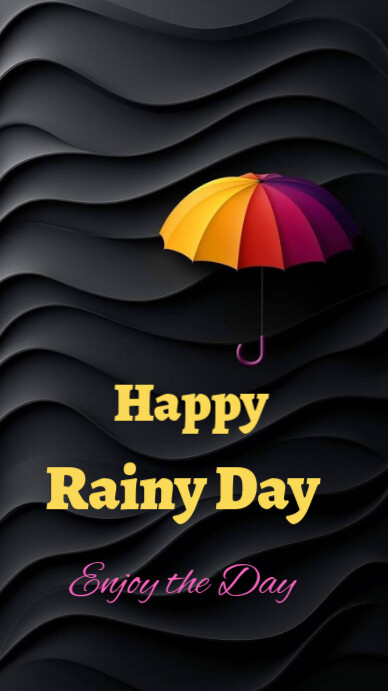 Rainy day template | PosterMyWall