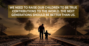 RAISING CHILDREN QUOTE TEMPLATE Facebook Ad