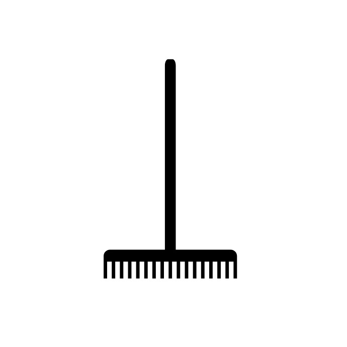 Guy Raking Logo Rake logo Template | PosterMyWall