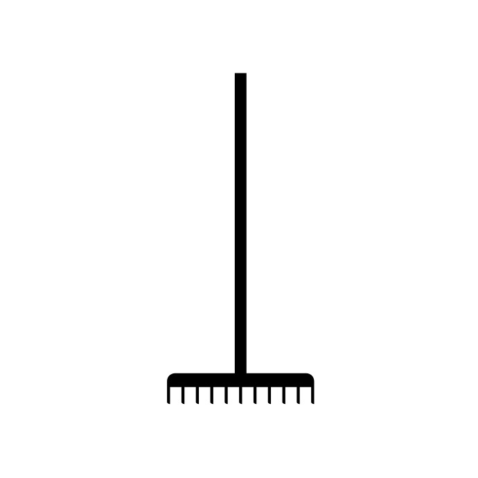 Guy Raking Logo Rake logo Template | PosterMyWall