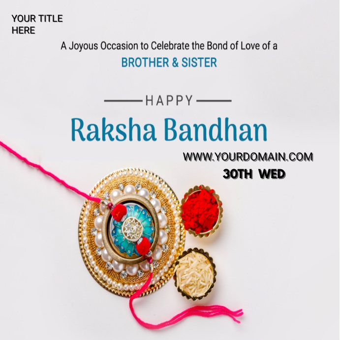 Plantilla de Raksha bandhan | PosterMyWall